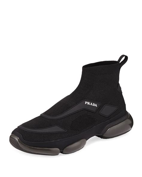 prada sport knit sneakers|prada shoes men's sneakers.